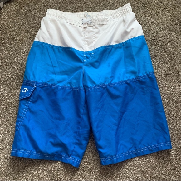 Boy’s OP Swim Bathing Suit Shorts Trunks XL 14-16